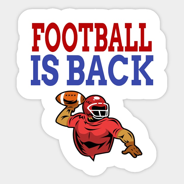 Football is Back Sticker by soufyane
